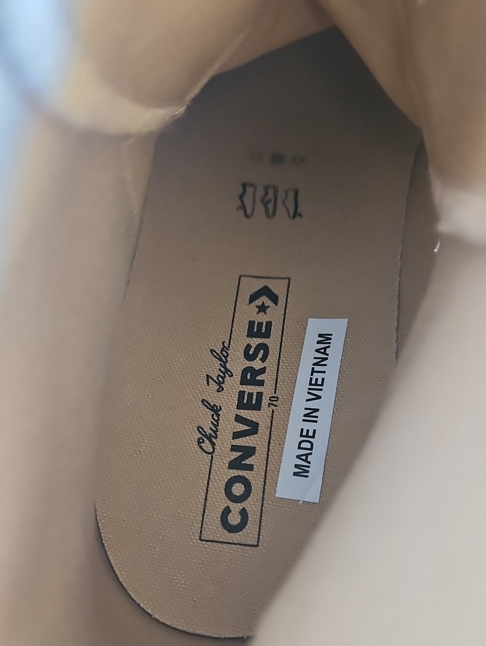 CONVERSE Chuck 70 De Luxe Heel Platform Western Glam Leather Lace-up Boot Quarry - Picture 8 of 14